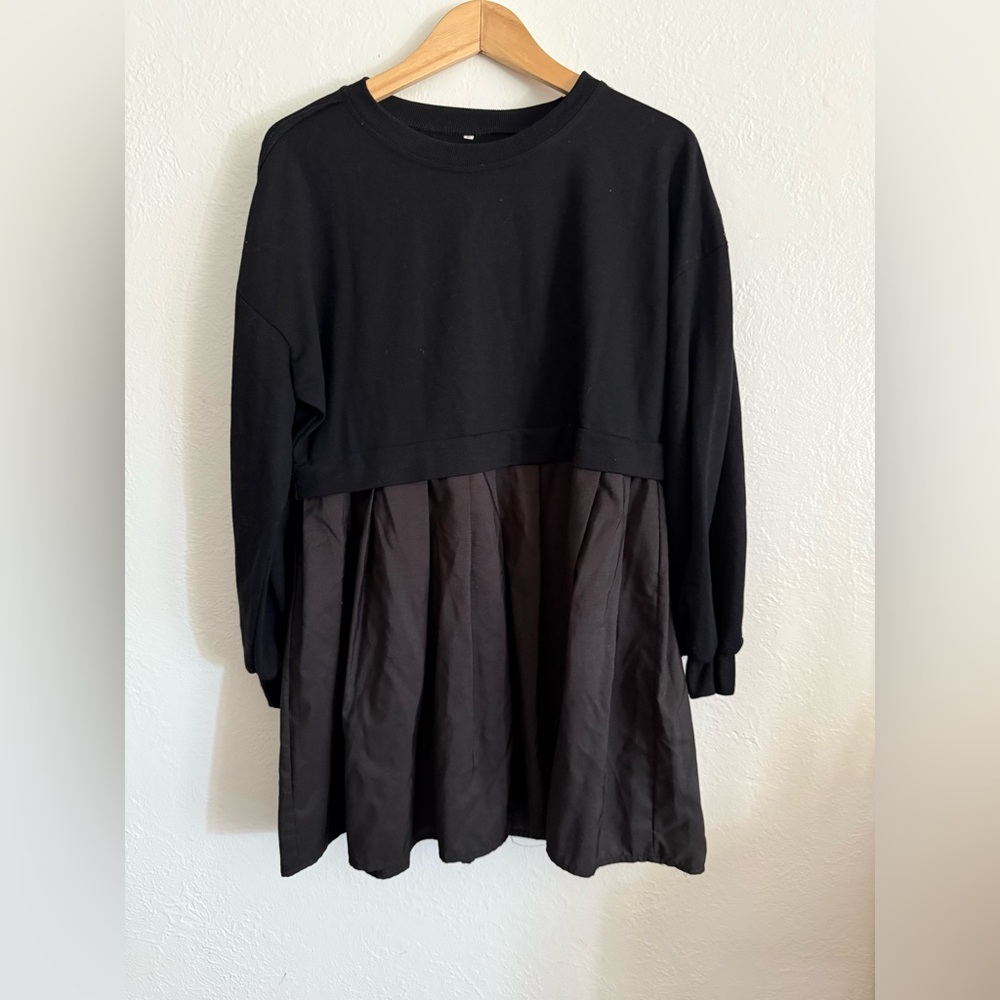 Black sweater dress